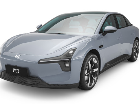 2025 Xpeng Mona M03 With Interior Model 3D