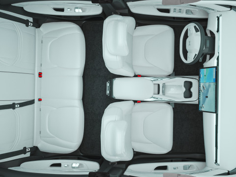 2025 Xpeng Mona M03 With Interior Modelo 3D