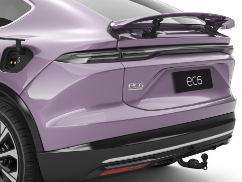 2025 Nio EC6 with Interior 3D Model