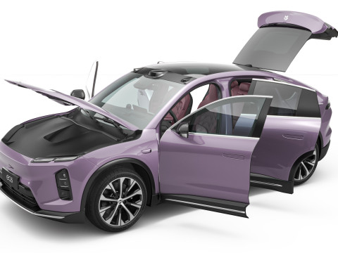 2025 Nio EC6 with Interior 3D Model