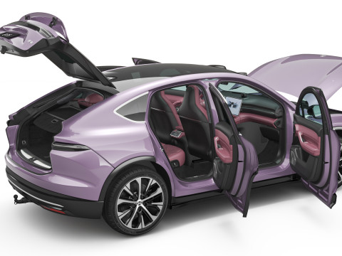 2025 Nio EC6 with Interior 3D Model