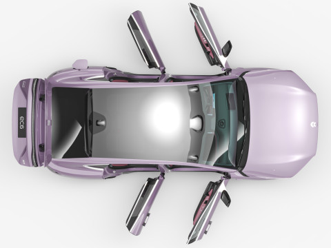 2025 Nio EC6 with Interior 3D Model