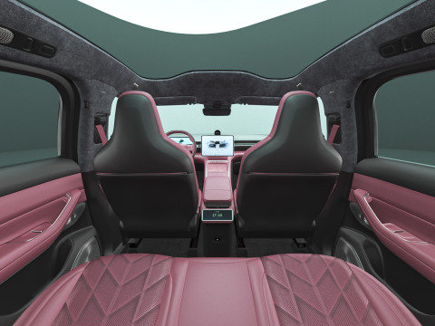 2025 Nio EC6 with Interior 3D Model