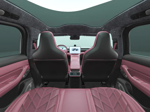 2025 Nio EC6 with Interior 3D Model