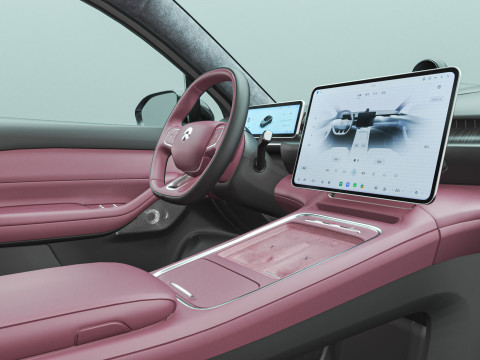 2025 Nio EC6 with Interior 3D Model