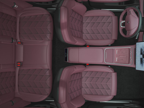 2025 Nio EC6 with Interior 3D Model