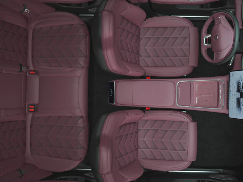 2025 Nio EC6 with Interior 3D Model