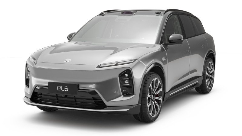 2025 Nio EL6 ES6 with Interior 3D 模型 .c4d .max .obj .3ds .fbx .stl .blend 