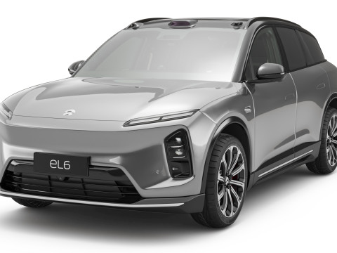 2025 Nio EL6 ES6 with Interior Model 3D