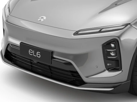 2025 Nio EL6 ES6 with Interior 3D Model