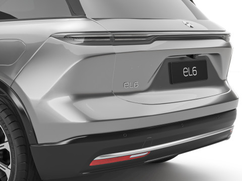 2025 Nio EL6 ES6 with Interior 3D 模型