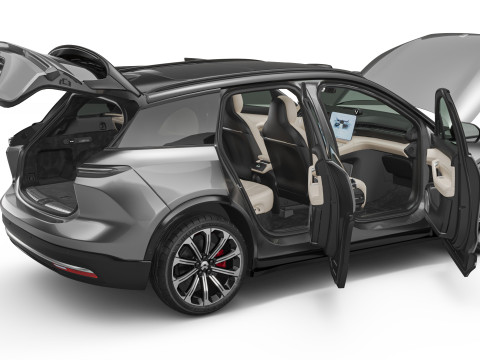 2025 Nio EL6 ES6 with Interior 3D 模型