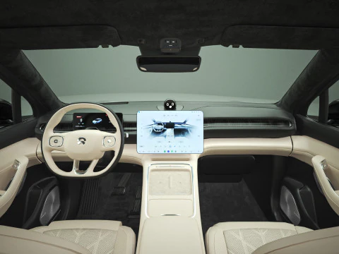 2025 Nio EL6 ES6 with Interior 3D Model