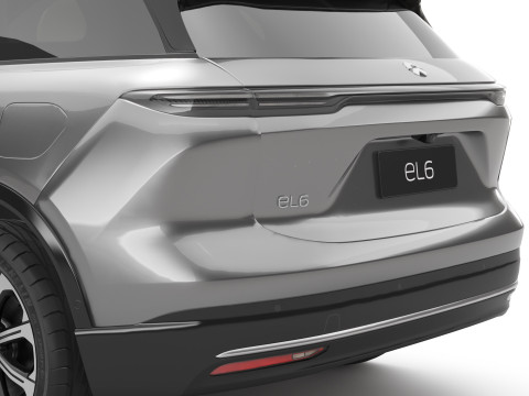 2025 Nio EL6 ES6 with Interior 3D 모델
