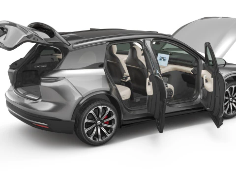 2025 Nio EL6 ES6 with Interior 3D Model