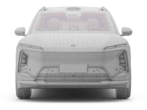 2025 Nio EL6 ES6 with Interior 3D 모델