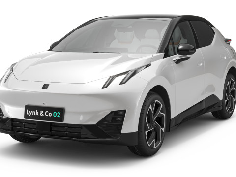 2025 Lynk Co 02 With Interior 3Dモデル