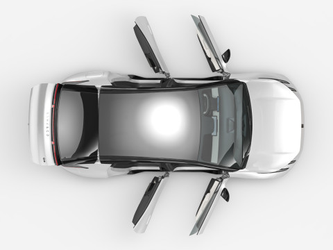 2025 Lynk Co 02 With Interior Modèle 3D