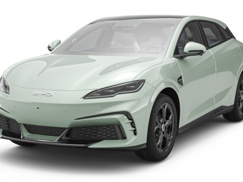 2025 BYD Seal 06 GT With Lowpoly Interior 3D 模型