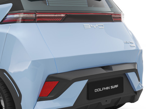 2025 BYD Dolphin Surf with Interior 3D 模型