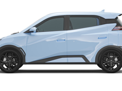 2025 BYD Dolphin Surf with Interior 3D 模型