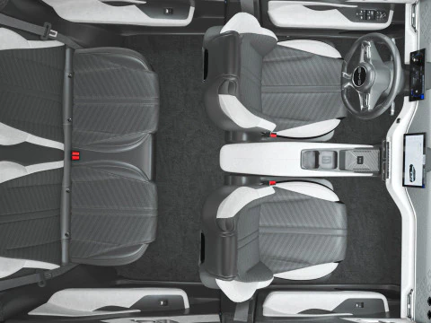 2025 BYD Dolphin Surf Atto1 with Interior 3D Model
