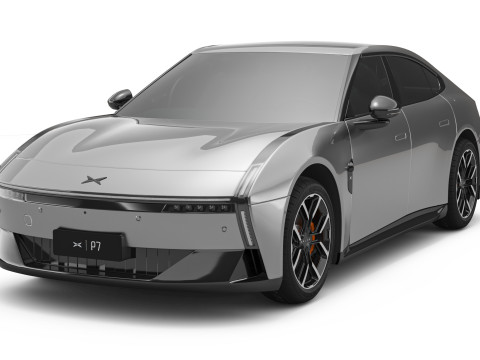 2025 Xpeng P7 3D 模型