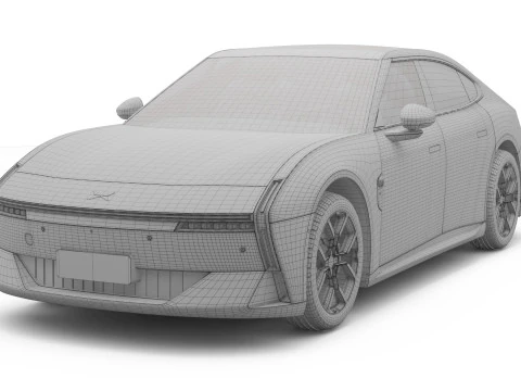 2025 Xpeng P7 3D Model