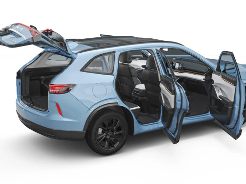2024 GWM Haval H6 HEV with Interior 3D Model