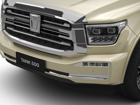 2025 GWM Tank 500 HEV With Interior 3D Model