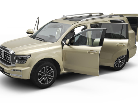 2025 GWM Tank 500 HEV With Interior 3D Model