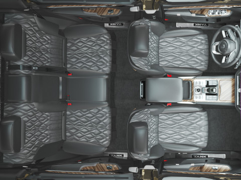 2025 GWM Tank 500 HEV With Interior 3D Model