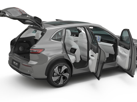 2025 Geely EX5 with Interior 3D 模型