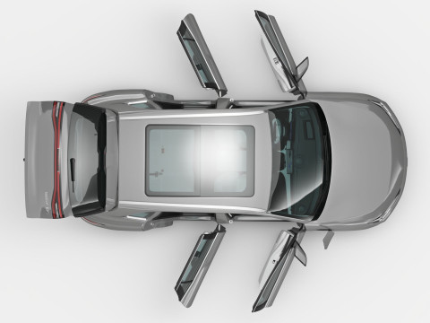 2025 Geely EX5 with Interior 3D 模型