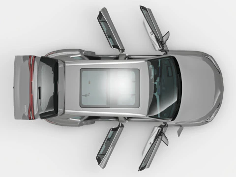 2025 Geely EX5 with Interior 3D Model