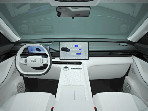 2025 Geely EX5 with Interior 3D Model