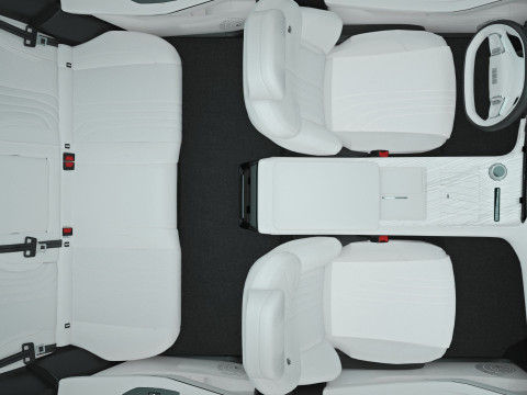 2025 Geely EX5 with Interior 3D 模型