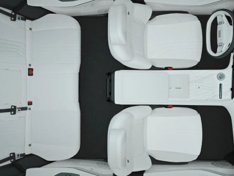 2025 Geely EX5 with Interior 3D Model