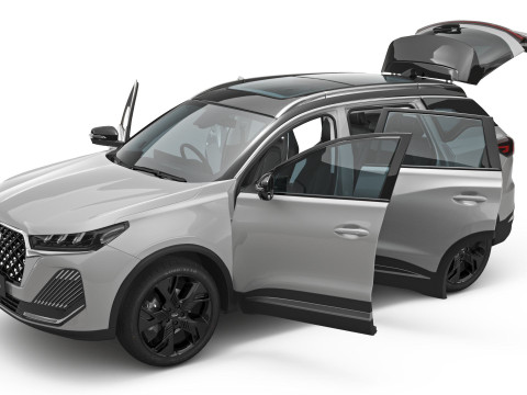 2025 Chery Tiggo 7 Pro with Interior 3D 模型