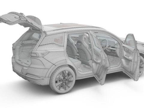 2025 Chery Tiggo 7 Pro with Interior 3D 模型