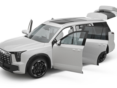 2026 GAC GS8 Traveler with Interior 3D Model