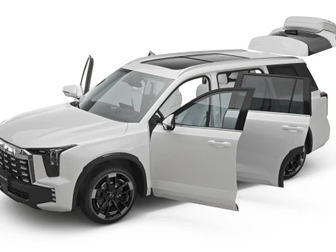 2026 GAC GS8 Traveler with Interior 3D Model