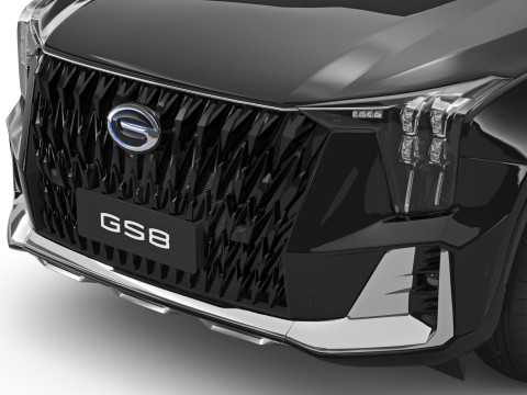 2026 GAC GS8 6 Seats with Interior 3D 模型