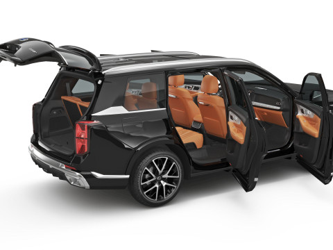 2026 GAC GS8 6 Seats with Interior 3D 模型