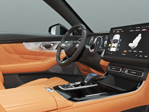 2026 GAC GS8 6 Seats with Interior 3D 模型