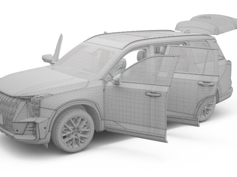 2026 GAC GS8 6 Seats with Interior 3D 模型