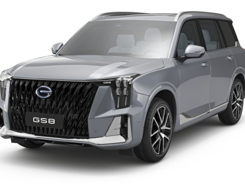2026 GAC GS8 7 Seats Hybrid with Interior 3D 模型
