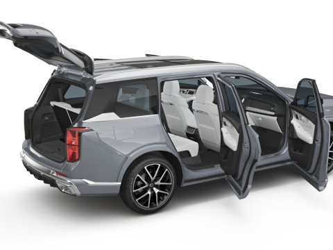 2026 GAC GS8 7 Seats Hybrid with Interior 3D मॉडल