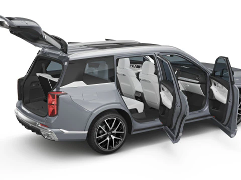 2026 GAC GS8 7 Seats Hybrid with Interior 3D Model