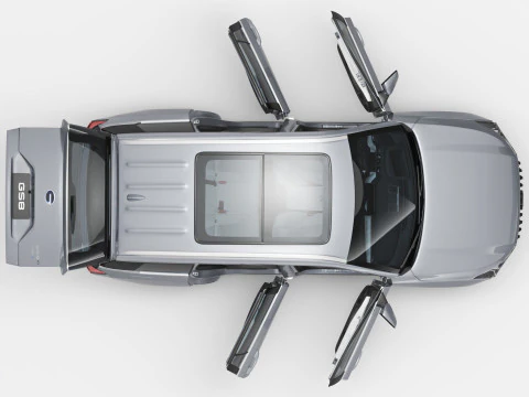 2026 GAC GS8 7 Seats Hybrid with Interior 3D Model